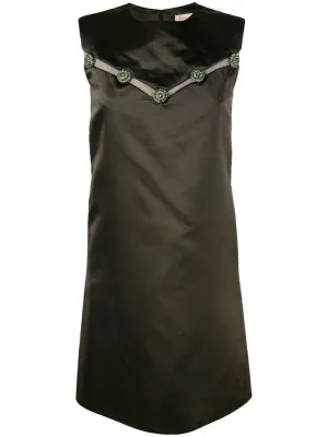 1960's Brown Haute Couture Dress