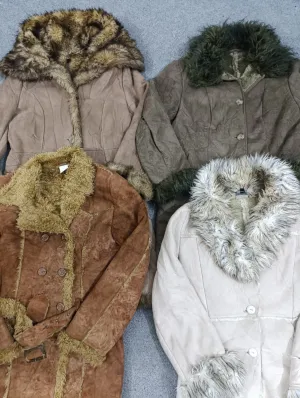 #204 Y2K Ladies Afghat Coats - 10 PCs