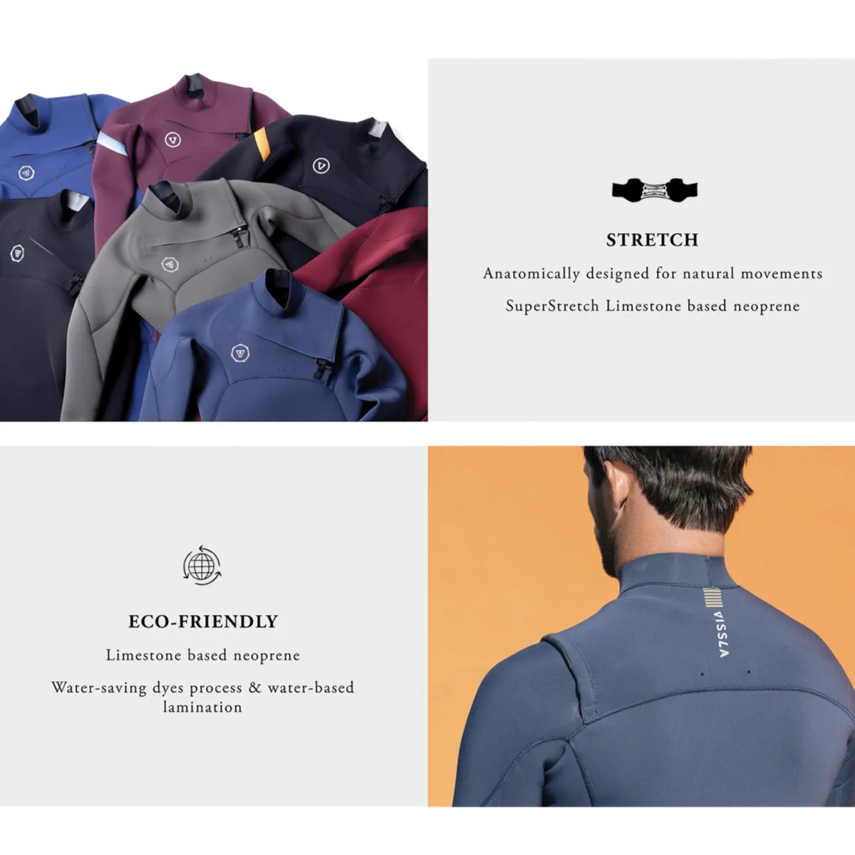 6/5 Mens Vissla 7 SEAS Hooded Full Suit - Newer model