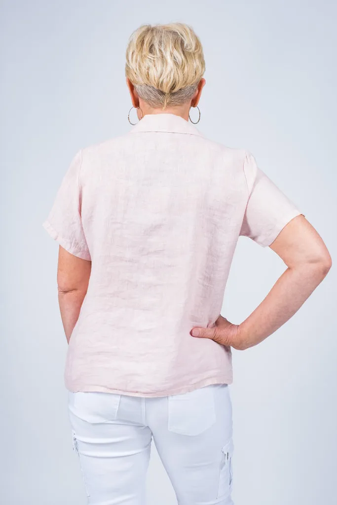 Alorah Darted Button Down Shirt (BSS186)