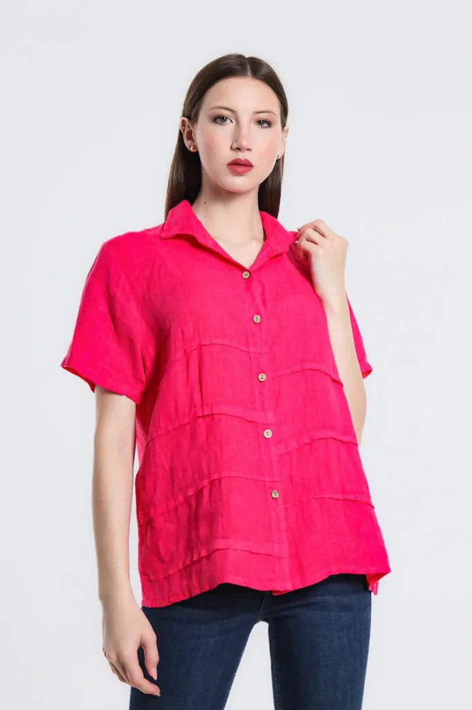 Alorah Darted Button Down Shirt (BSS186)