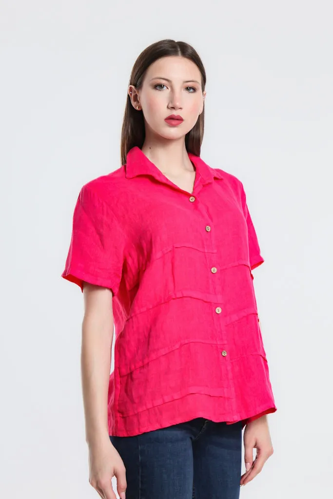 Alorah Darted Button Down Shirt (BSS186)