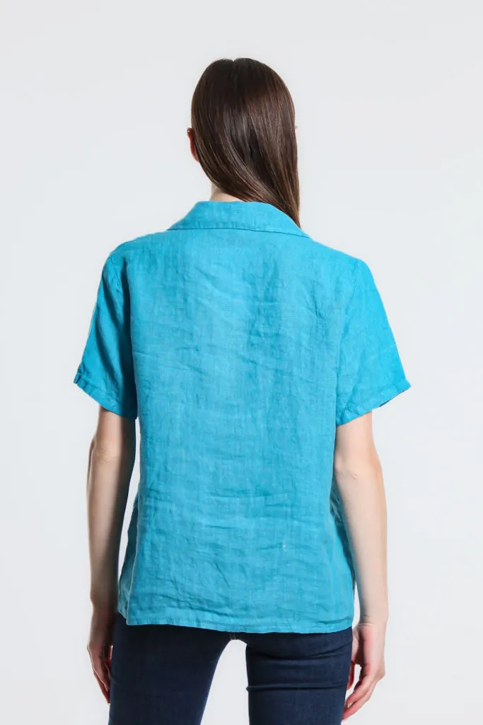 Alorah Darted Button Down Shirt (BSS186)