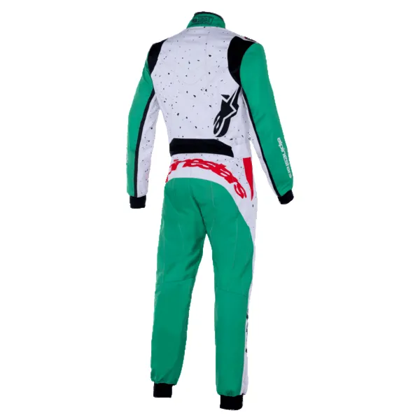 ALPINESTARS 3350125-263-56 Suit for Karting KMX-9 V3, White / Green / Red, Size 56