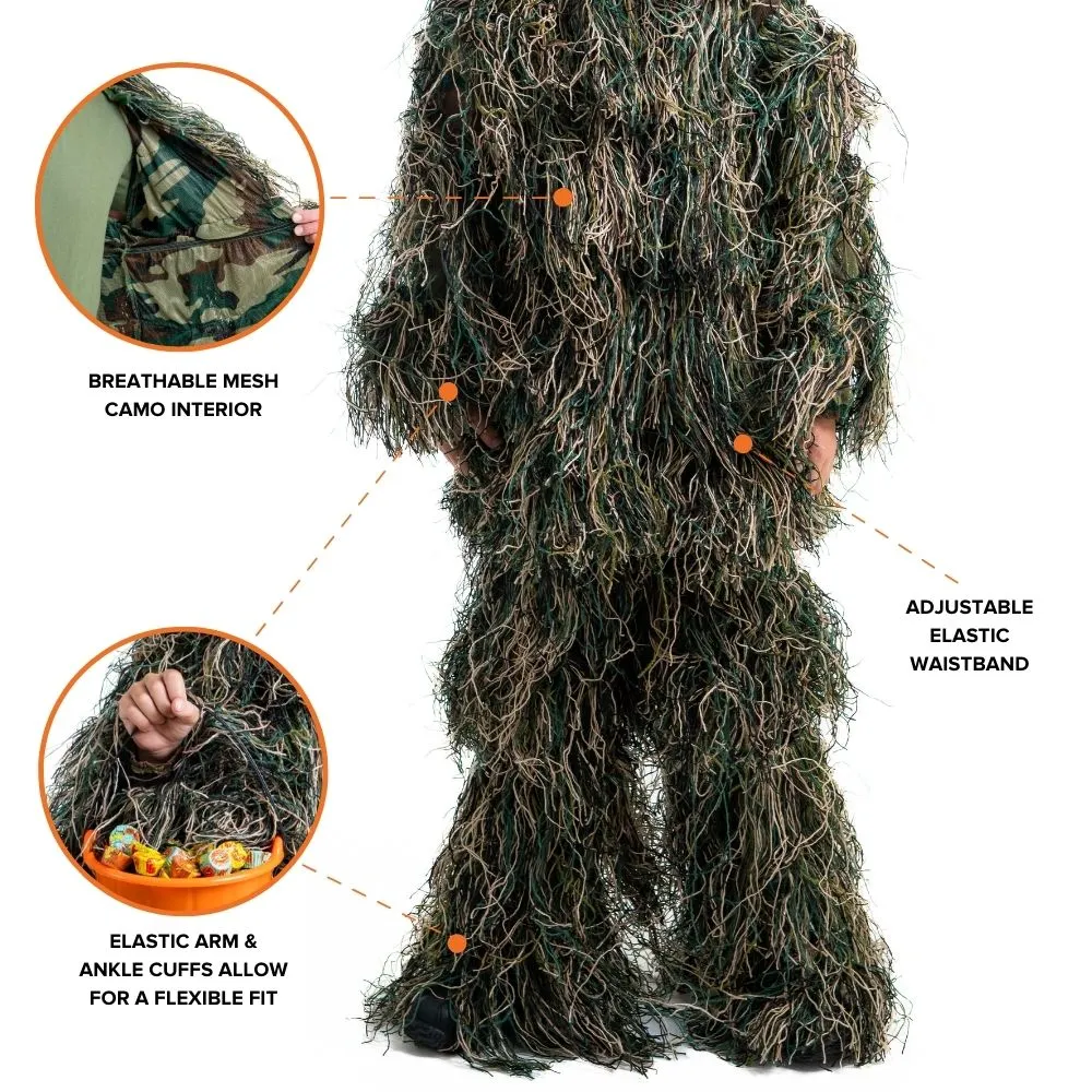 Arcturus Ultra-Lite Woodland Ghillie Suit - Kids