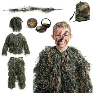 Arcturus Ultra-Lite Woodland Ghillie Suit - Kids