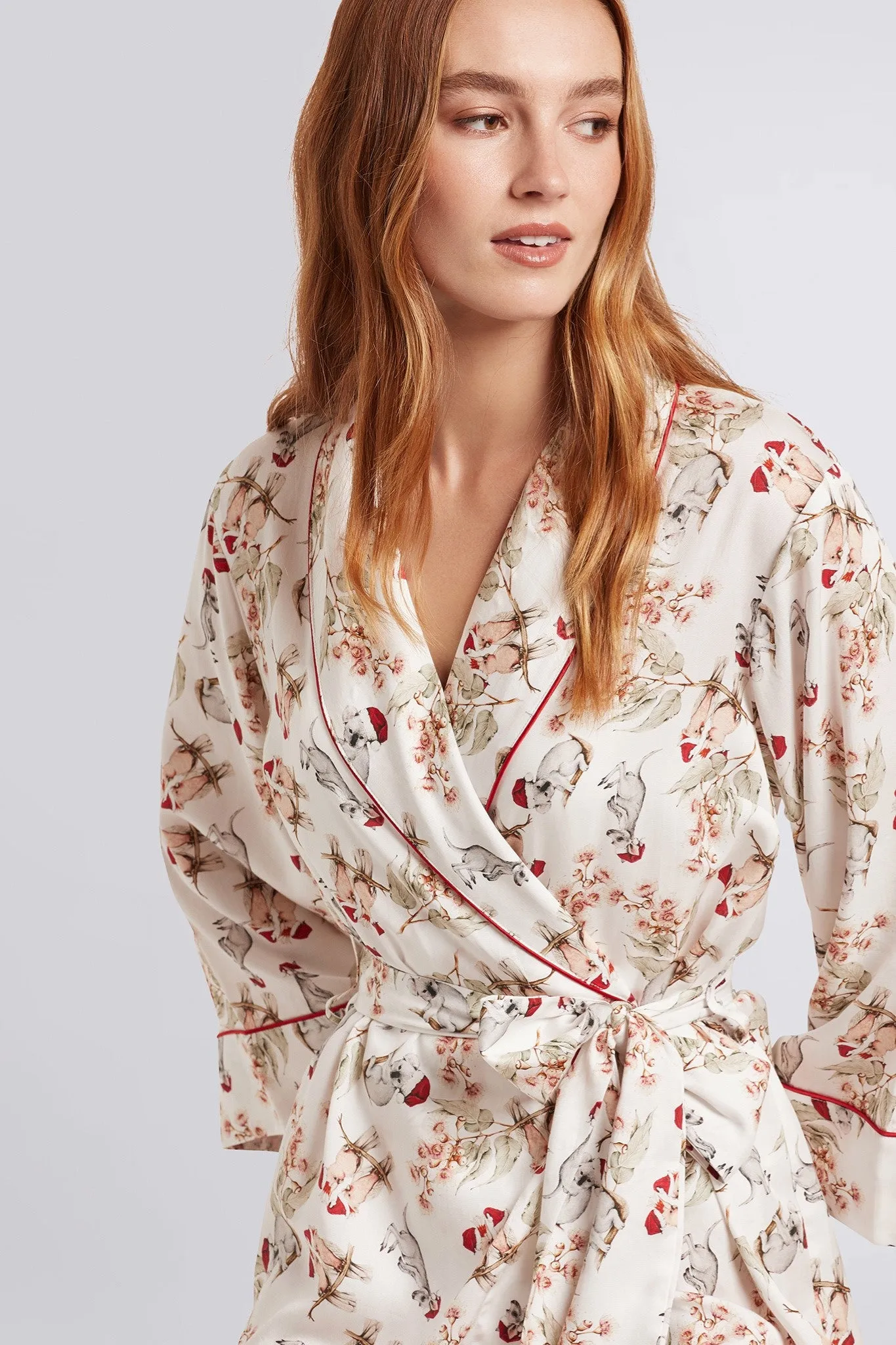 Australian Animals TENCEL™ Womens Christmas Robe