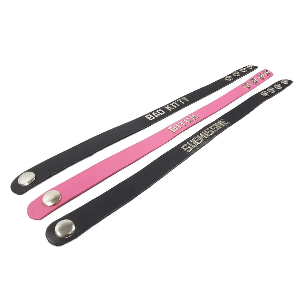 Bad Kitty Word Band Collar