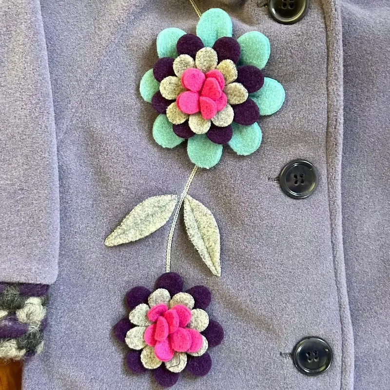 Blossom Lavender Hooded Jacket 3 Months - 6 Years Made in USA