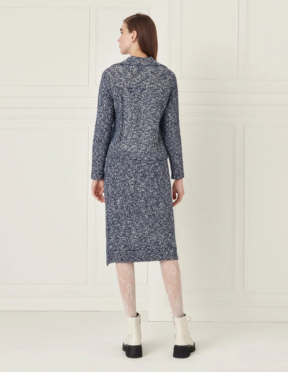 BORA AKSU Wool tweed vintage skirt