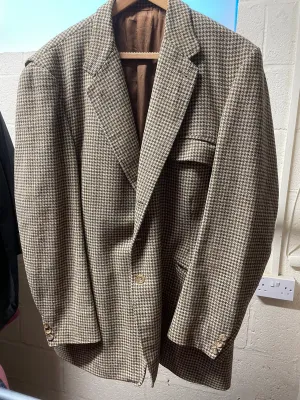 Brown Green Beige Suit Jacket