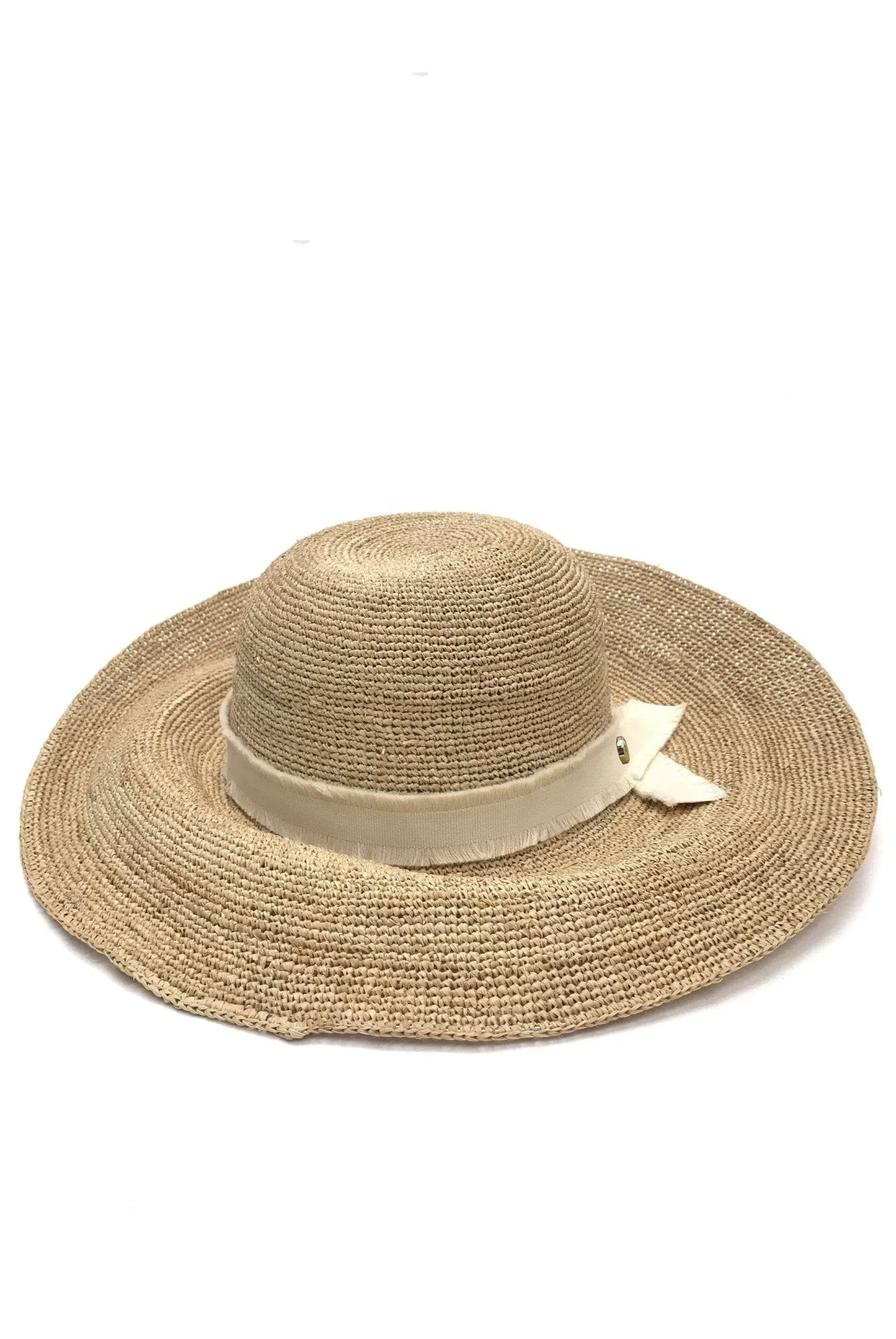 Cape Elizabeth Raffia Wide Brim Hat