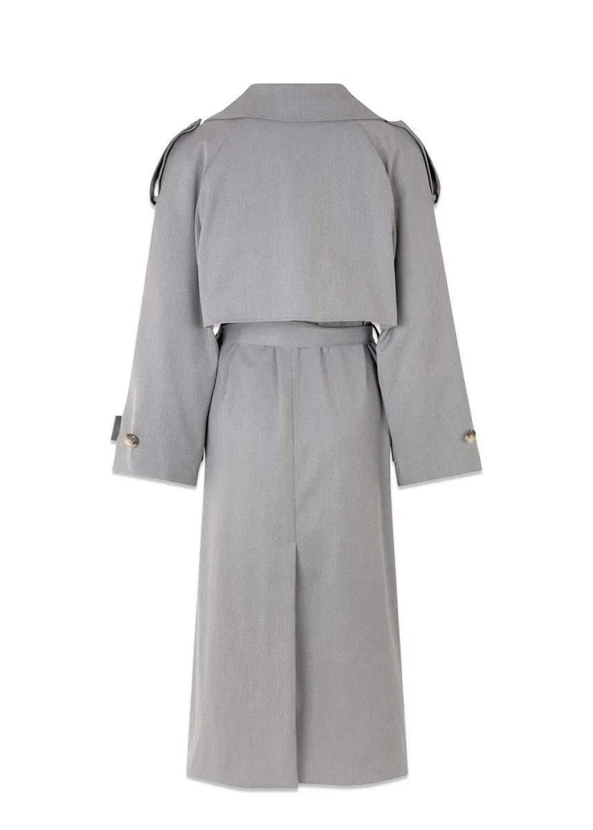 CarlyMD coat - Grey Melange