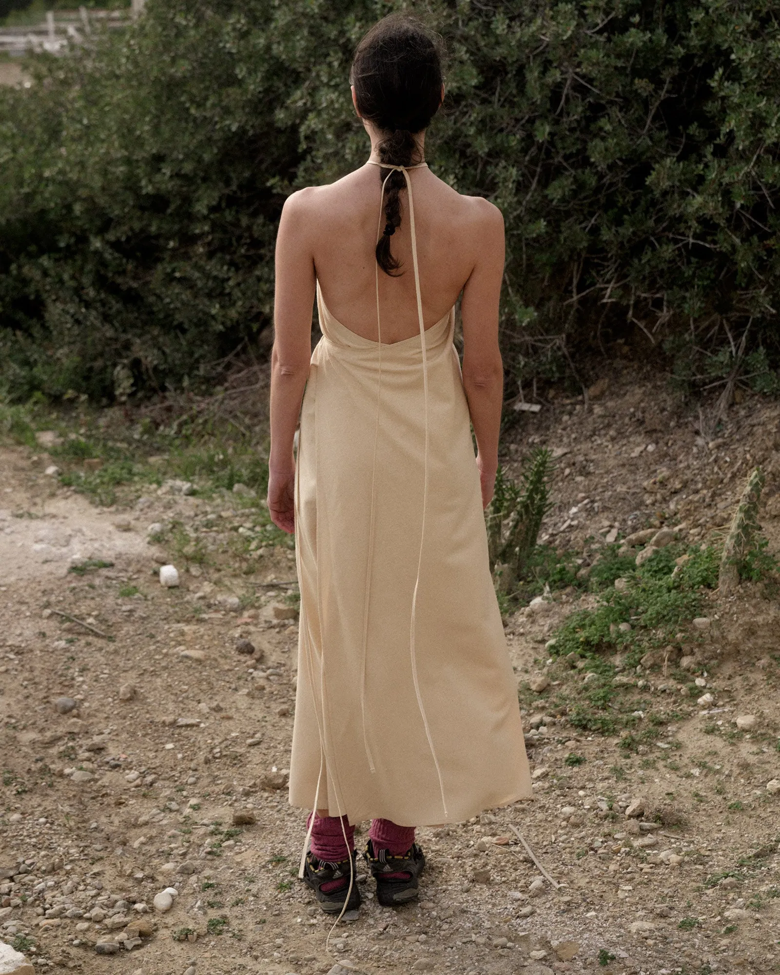 Cessa Ligo Dress - Wild Silk - Tooth White