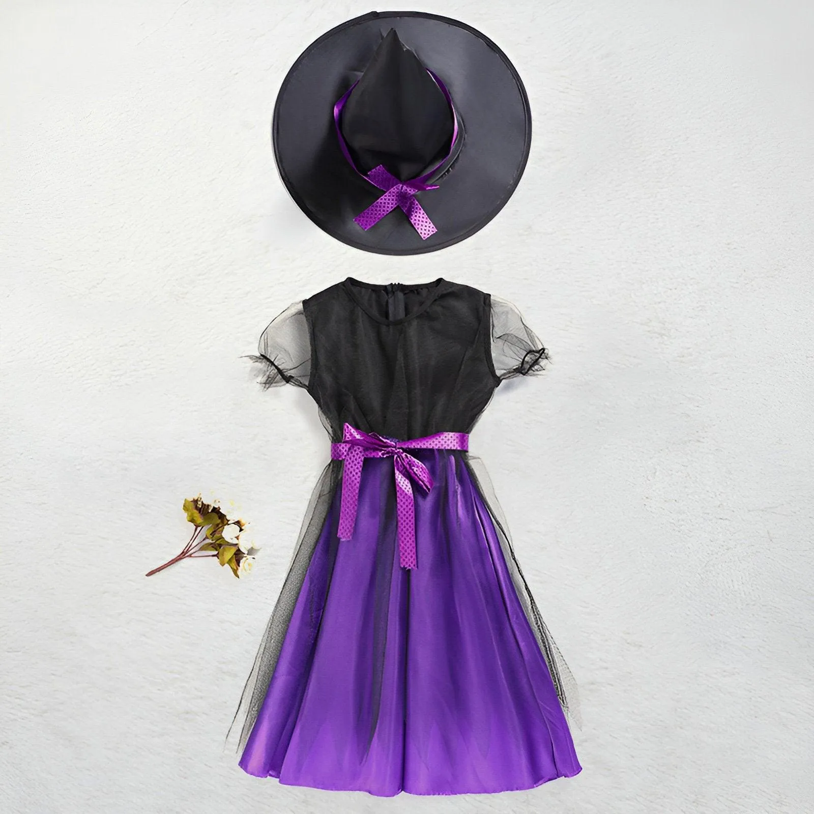 Children's Enchanted Witch Costume - Magical Halloween Dress for Kids