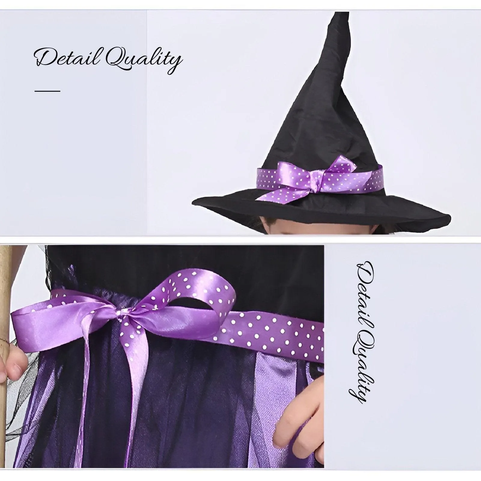 Children's Enchanted Witch Costume - Magical Halloween Dress for Kids