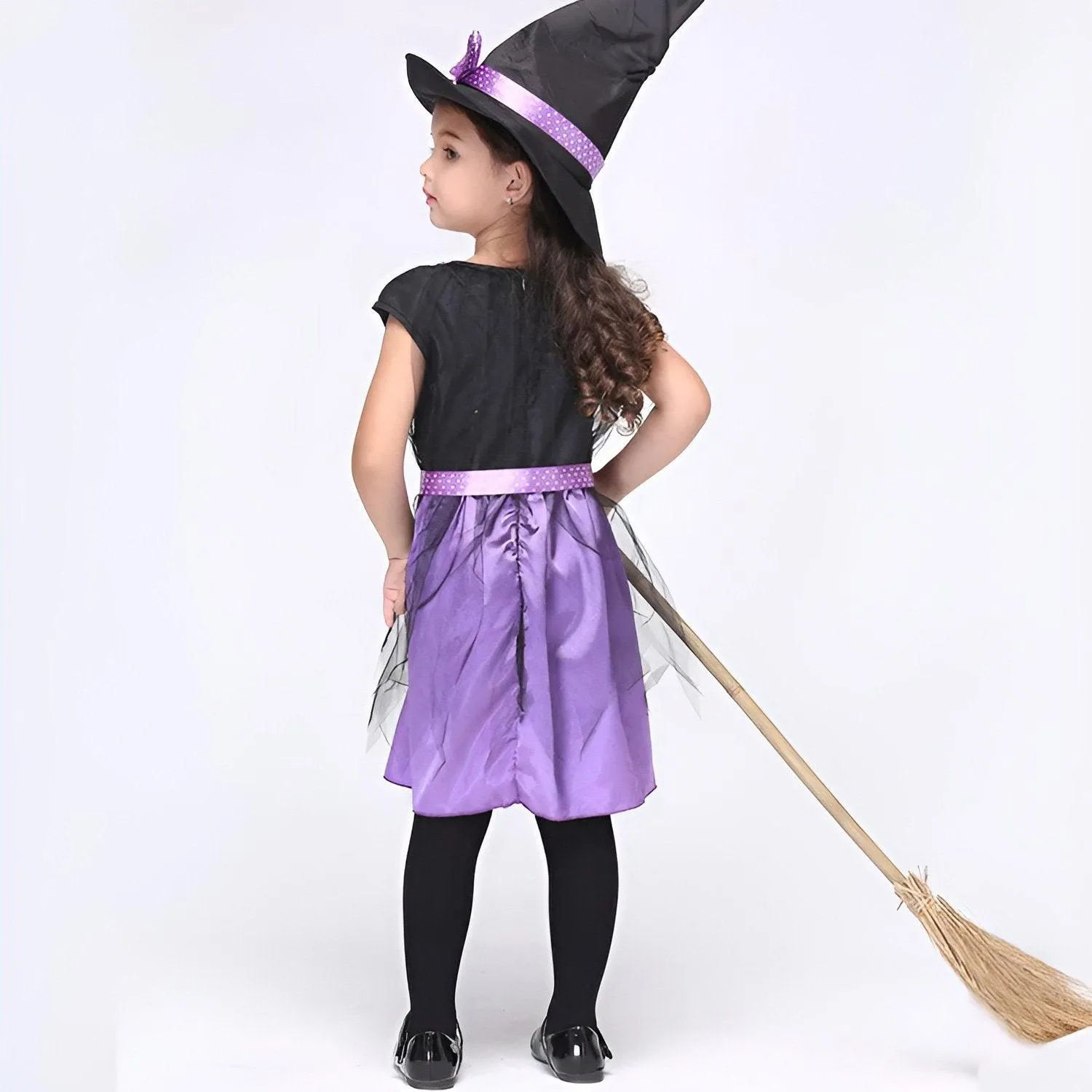 Children's Enchanted Witch Costume - Magical Halloween Dress for Kids