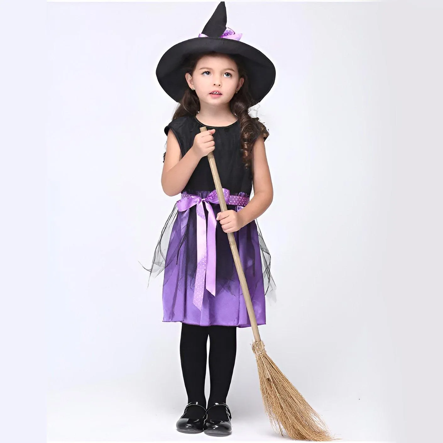 Children's Enchanted Witch Costume - Magical Halloween Dress for Kids