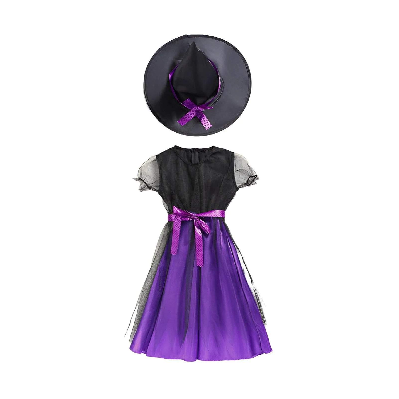 Children's Enchanted Witch Costume - Magical Halloween Dress for Kids