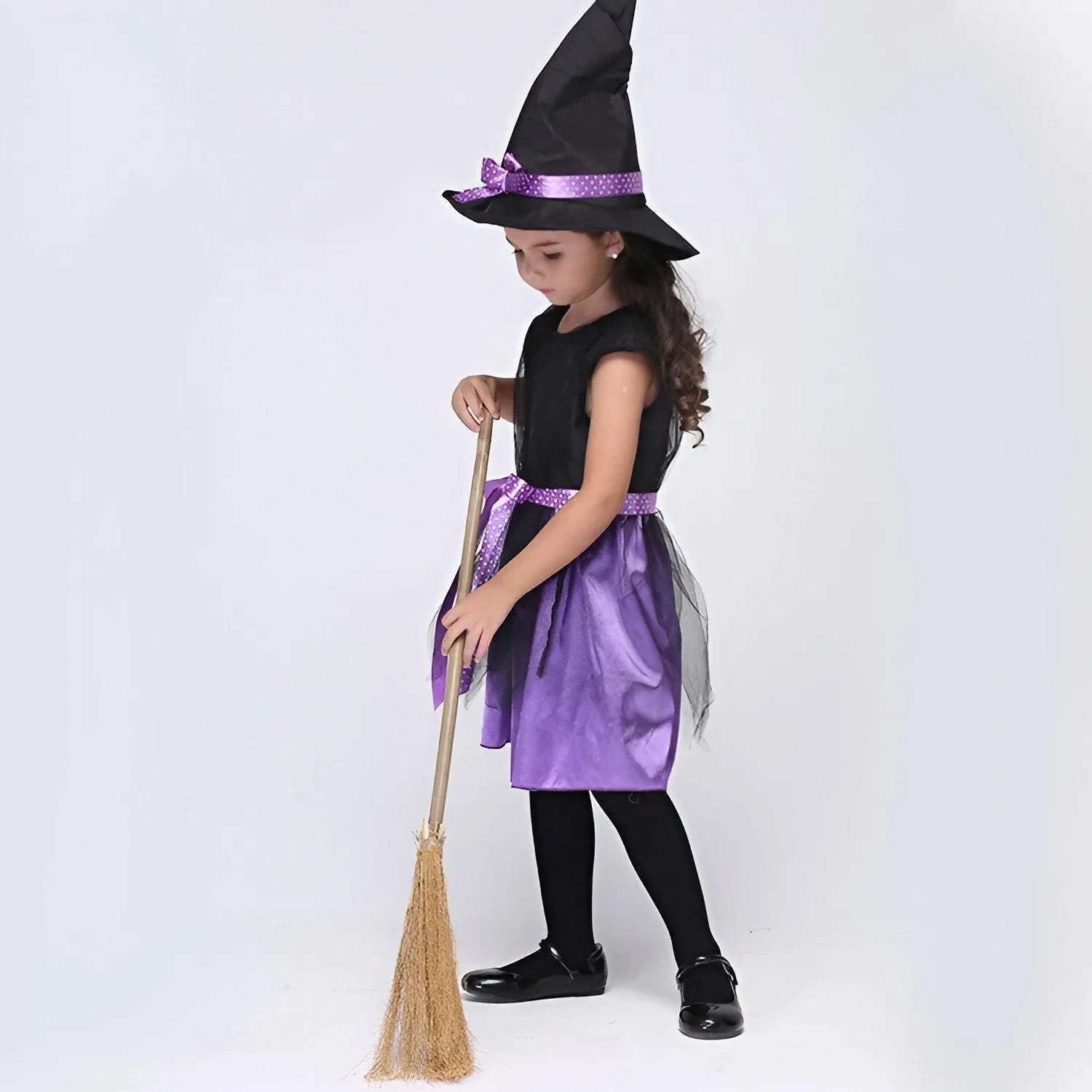Children's Enchanted Witch Costume - Magical Halloween Dress for Kids