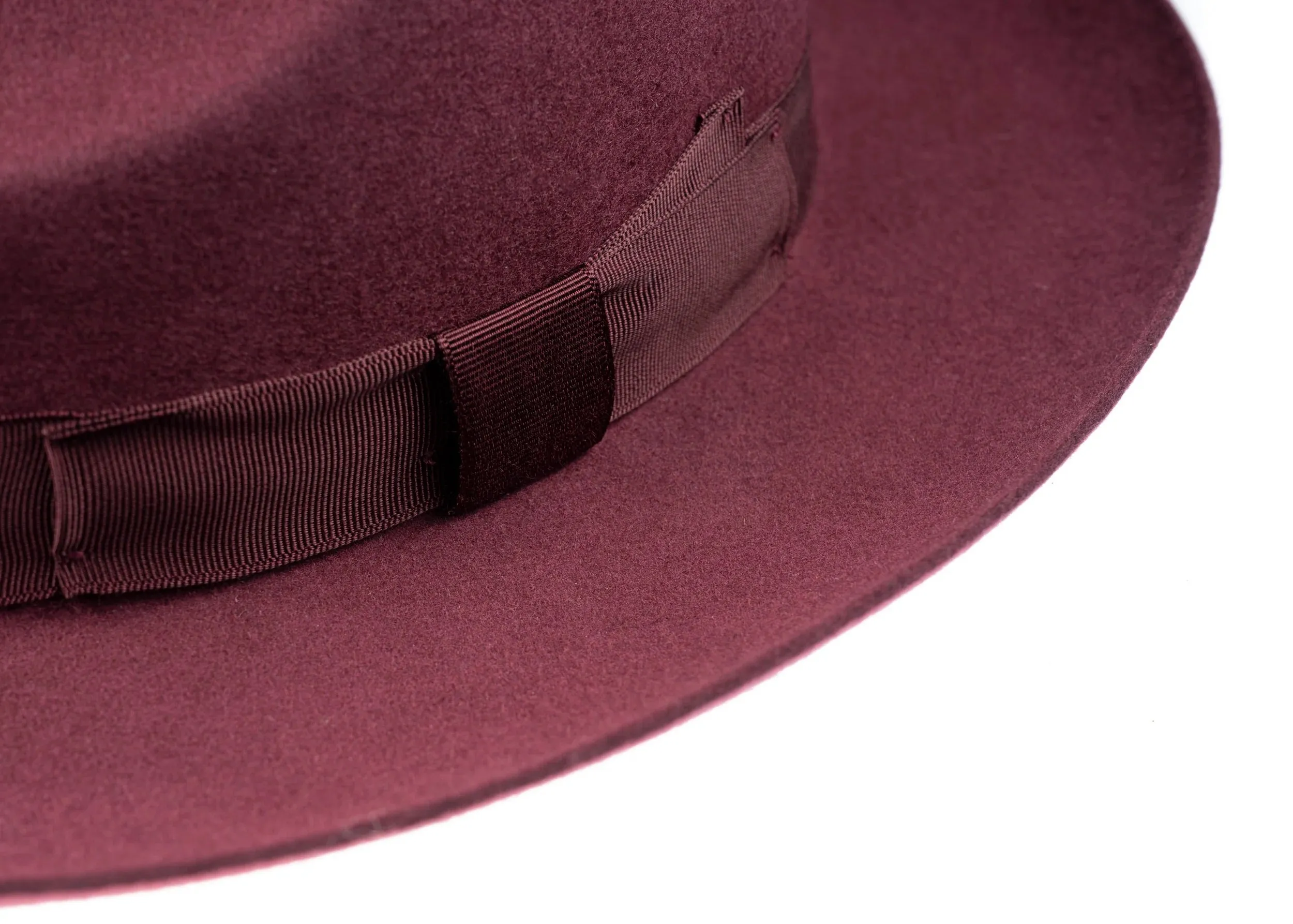 CHRISTYS' Chepstow Wool Felt Fedora Hat - Maroon