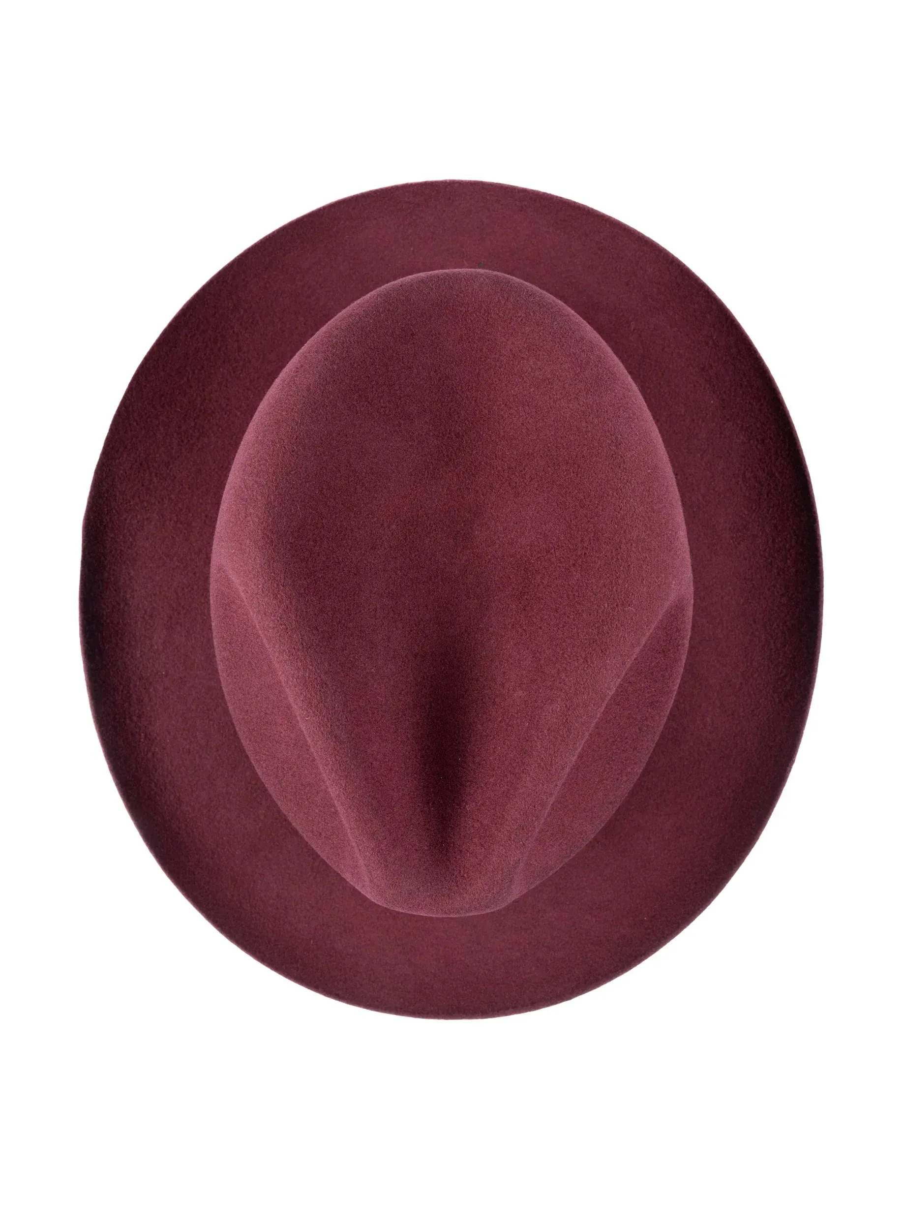 CHRISTYS' Chepstow Wool Felt Fedora Hat - Maroon