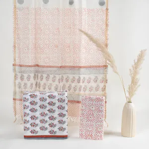 Cotton Block Printed Suit With Chanderi Dupatta