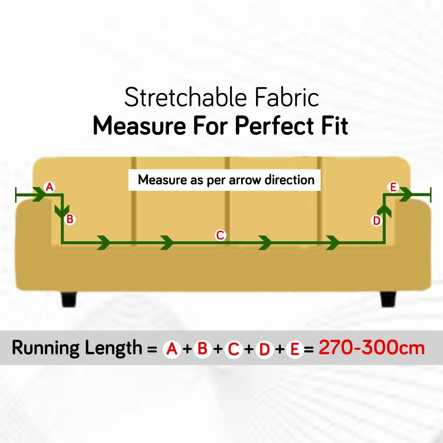 Elastic Stretchable Sofa Cover, Chocolate Brown