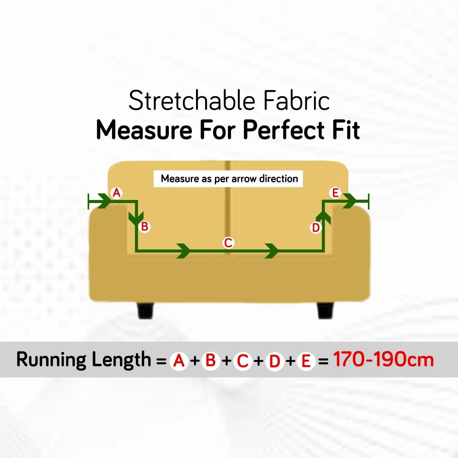 Elastic Stretchable Sofa Cover, Chocolate Brown