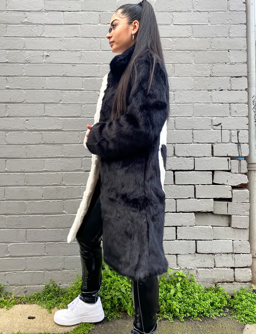 *EXCLUSIVE COLLAB* ALIENS EXIST FAUX FUR JACKET ✰ MADE 4 U ✰