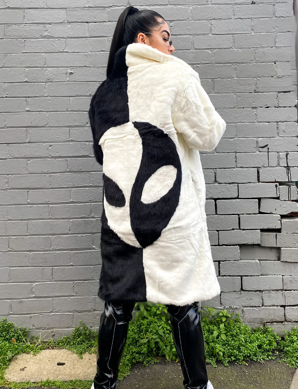 *EXCLUSIVE COLLAB* ALIENS EXIST FAUX FUR JACKET ✰ MADE 4 U ✰