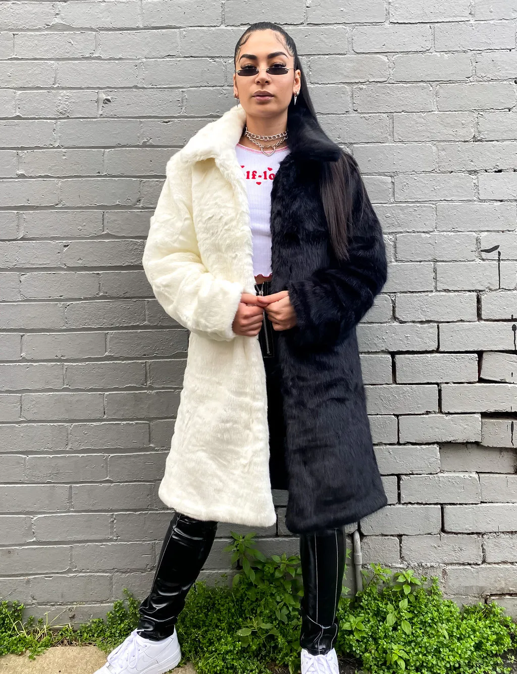 *EXCLUSIVE COLLAB* ALIENS EXIST FAUX FUR JACKET ✰ MADE 4 U ✰