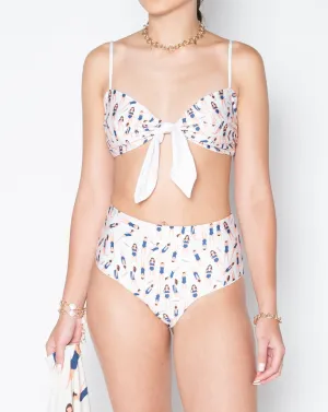 Gala Reversible Print Swimsuit - White