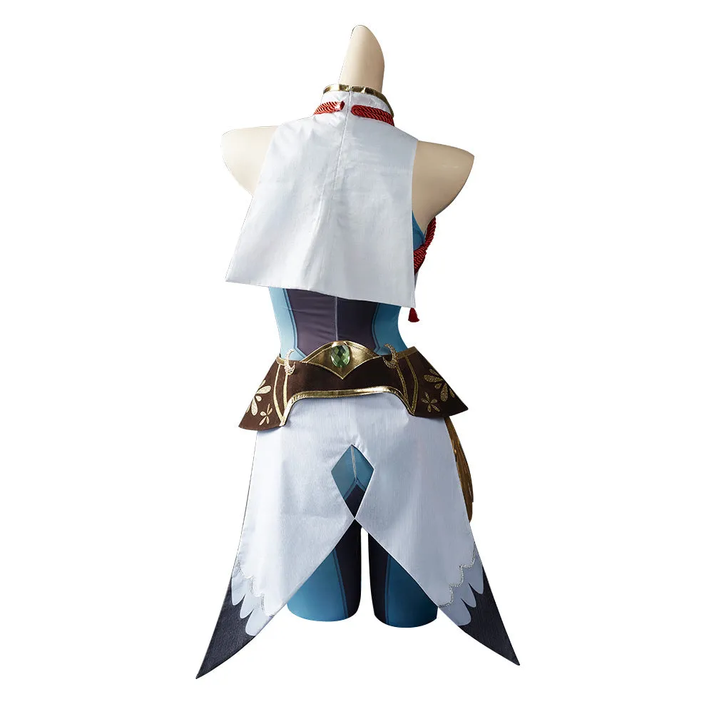 Genshin Impact Shenhe Halloween Carnival Suit Cosplay Costume
