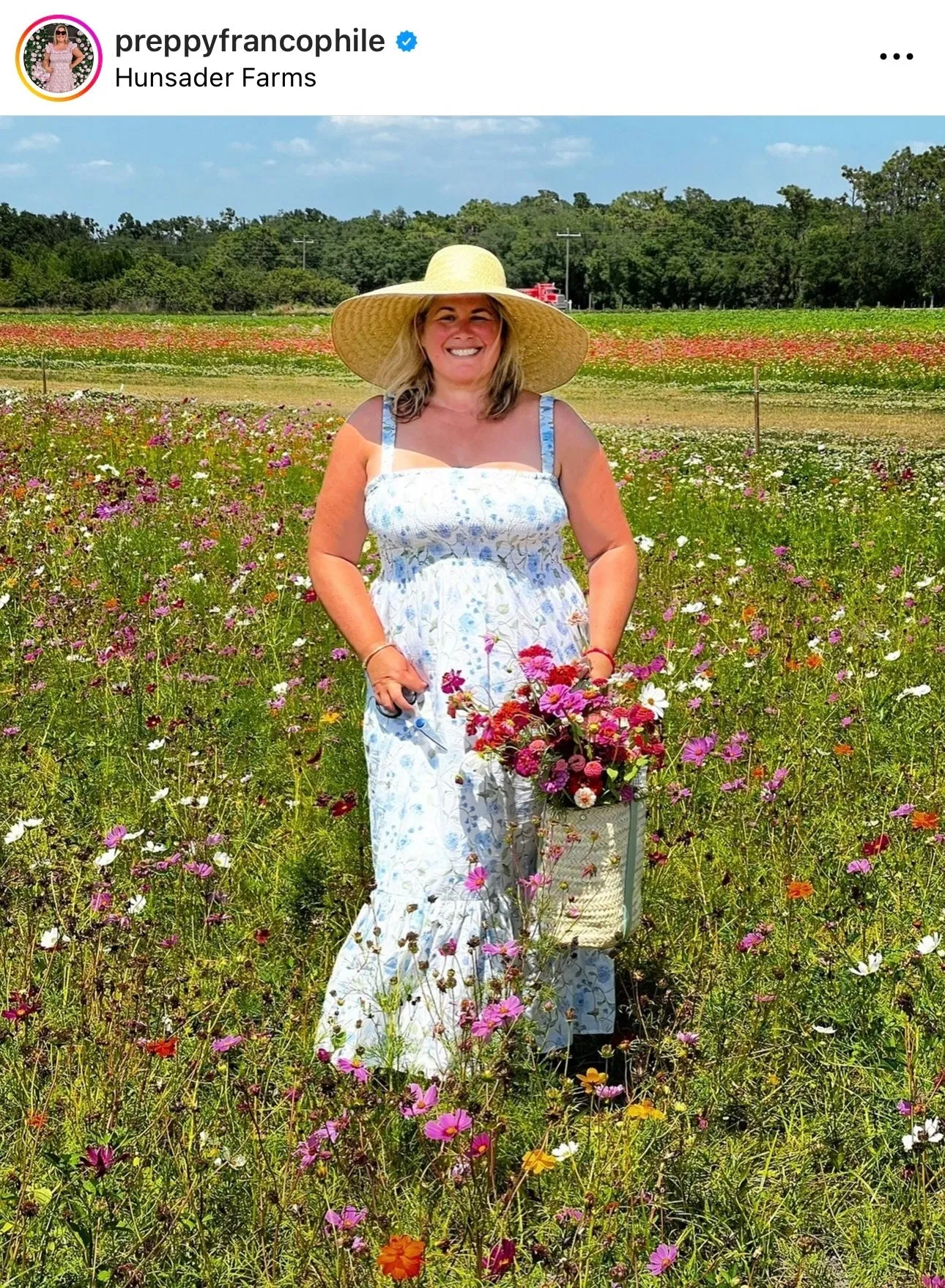 Geranium Sun Hat - Long Red Grosgrain Ribbon