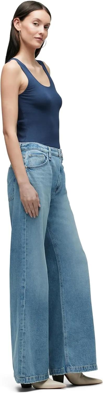 HUDSON Women's Jodie High Rise Loose Fit Wide Leg Jean