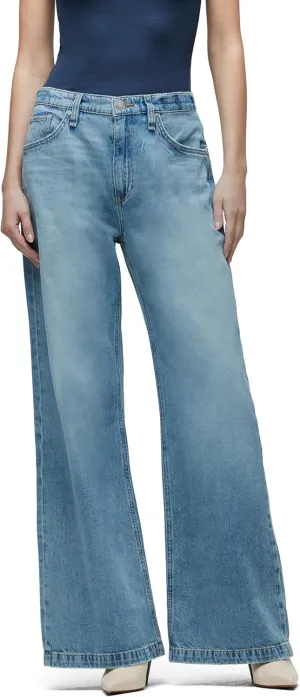 HUDSON Women's Jodie High Rise Loose Fit Wide Leg Jean