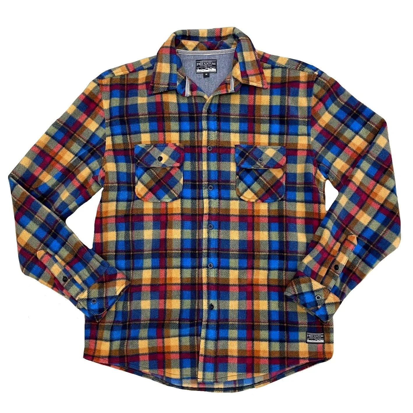 Indigo Plaid Fleece