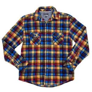 Indigo Plaid Fleece