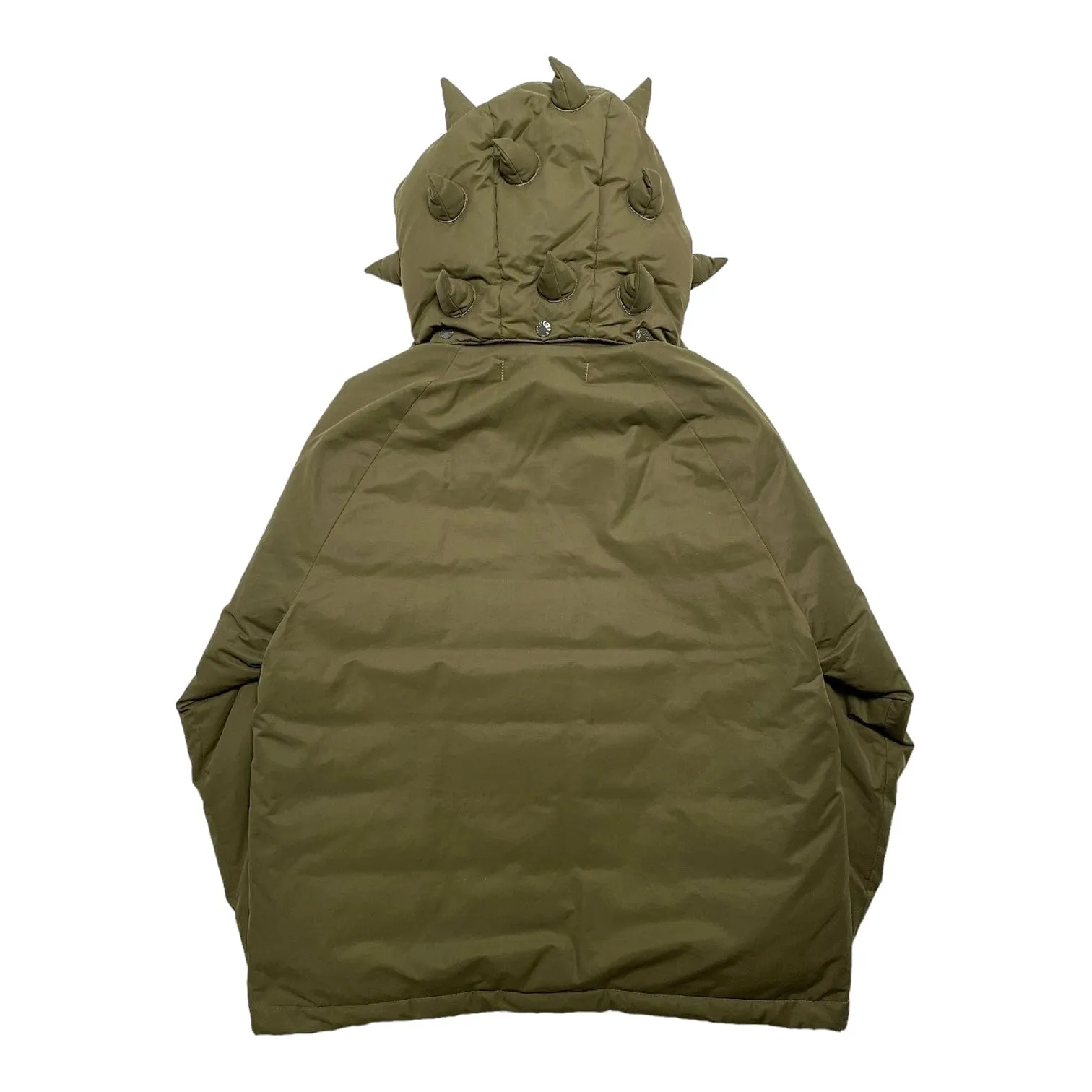 Moncler Holyrood Short Down Jacket Khaki Green Pre-Owned