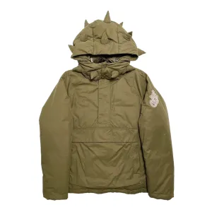 Moncler Holyrood Short Down Jacket Khaki Green Pre-Owned