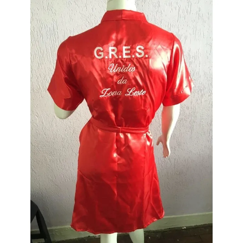 Monogram Passista, Diva, Queen Satin Show Costume Robe