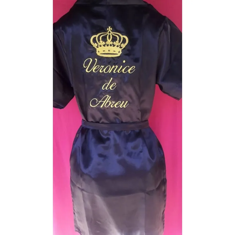 Monogram Passista, Diva, Queen Satin Show Costume Robe