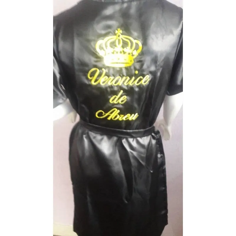 Monogram Passista, Diva, Queen Satin Show Costume Robe