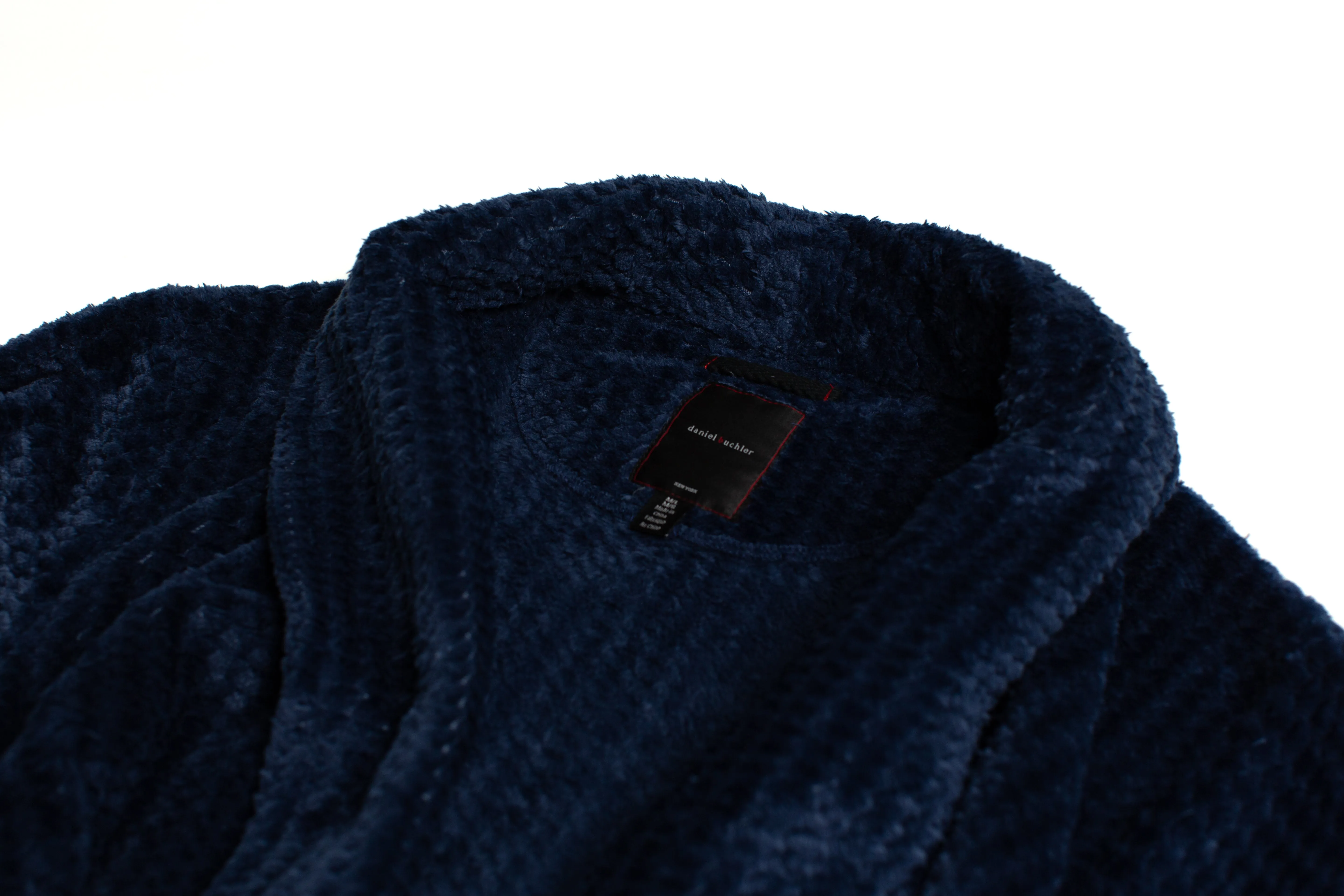 Mosaic Shine Robe in Navy