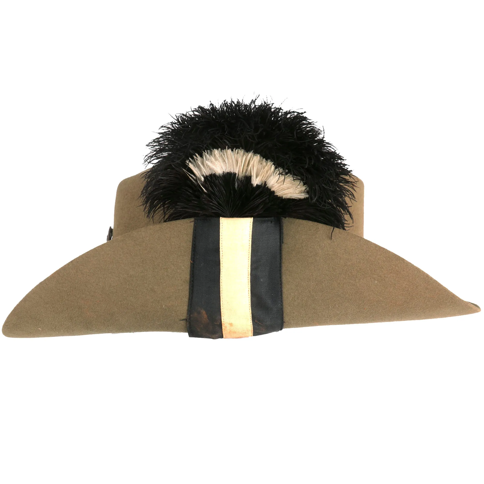 Original African Post WWII Era Sudanese Armed Forces Slouch Hat With Plume