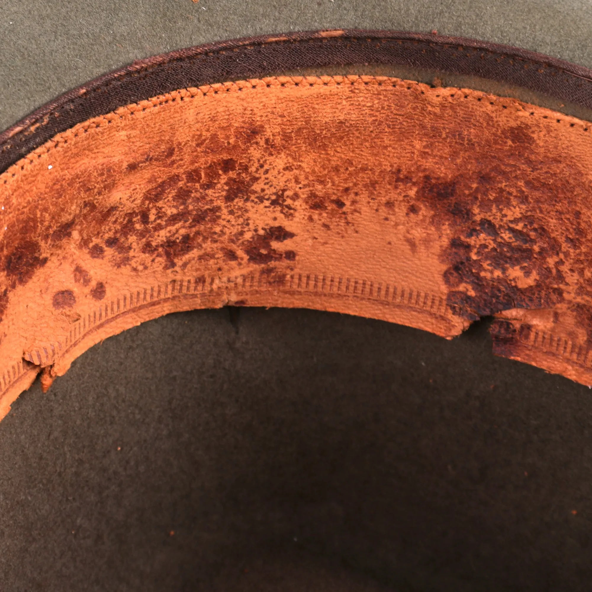 Original African Post WWII Era Sudanese Armed Forces Slouch Hat With Plume
