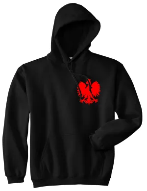 Poland Eagle Polish Pride Polska Chest Mens Pullover Hoodie