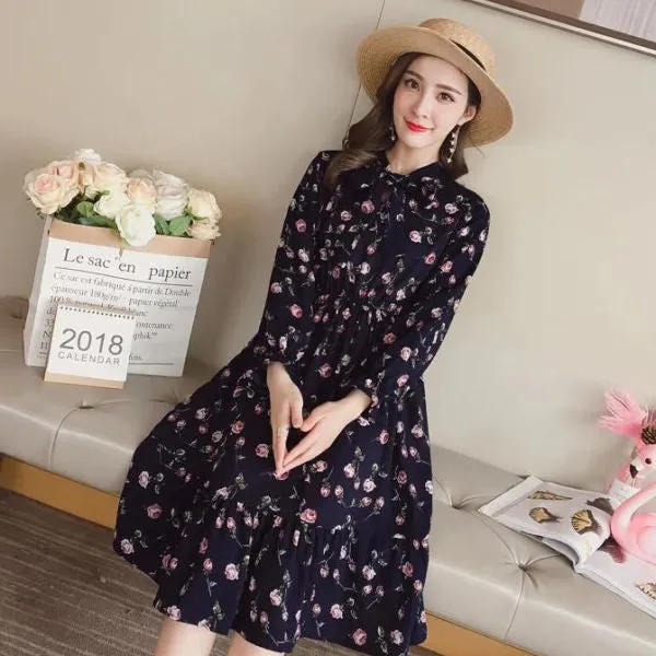 Robe à Fleurs Coréenne