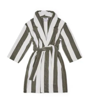Robe - Matcha Stripes